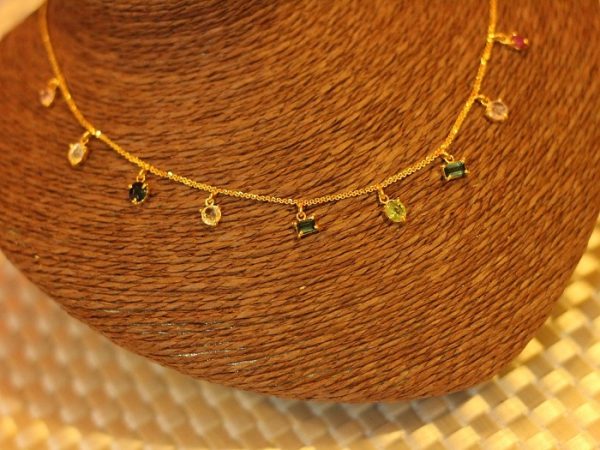 21 carat Gold tourmaline
